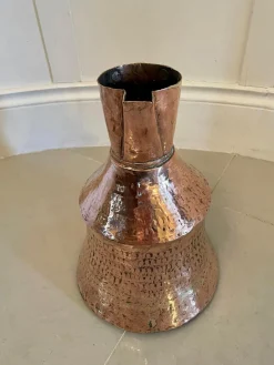 Pamono Antique Arts & Crafts Copper and Brass Milk Jug><noscript><img width=