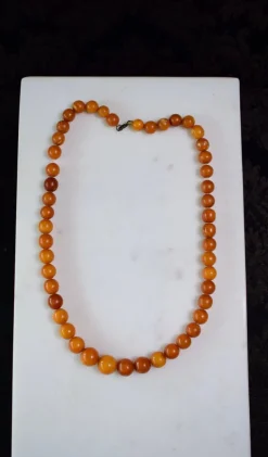 Best Pamono Antique Baltic Amber Choker Necklace, 1940s