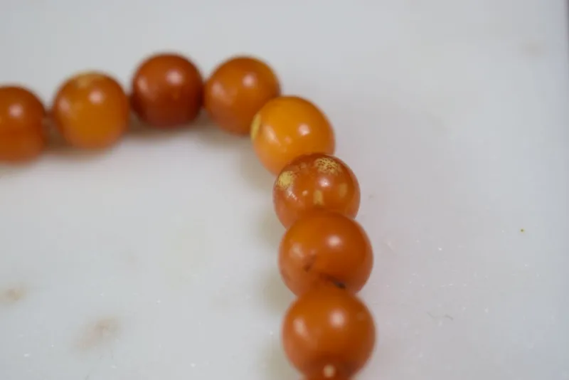 Best Pamono Antique Baltic Amber Choker Necklace, 1940s
