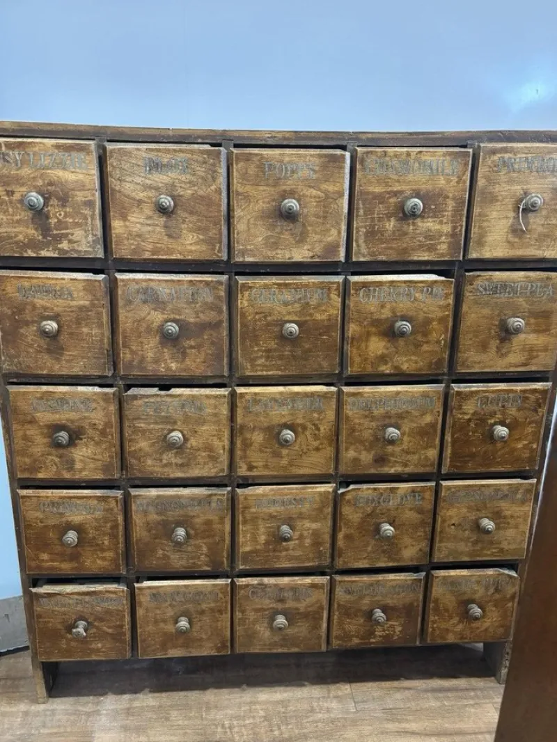 Pamono Antique Bank of Shop 25 Drawers> Dressers, Commodes & Chests