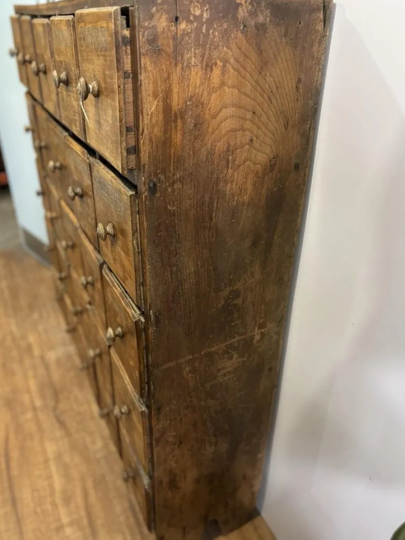 Pamono Antique Bank of Shop 25 Drawers> Dressers, Commodes & Chests
