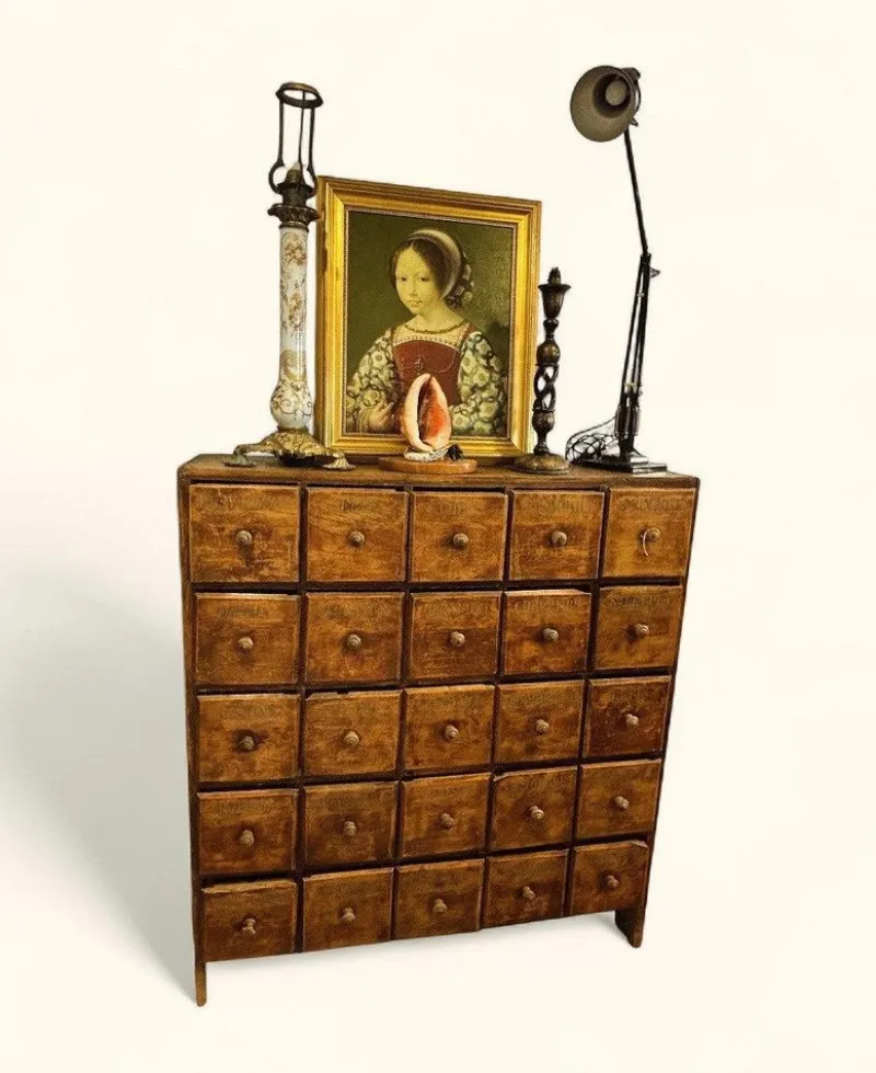 Pamono Antique Bank of Shop 25 Drawers> Dressers, Commodes & Chests