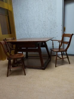 Pamono Antique Bankers Table or Merchants Table, 1800s><noscript><img width=