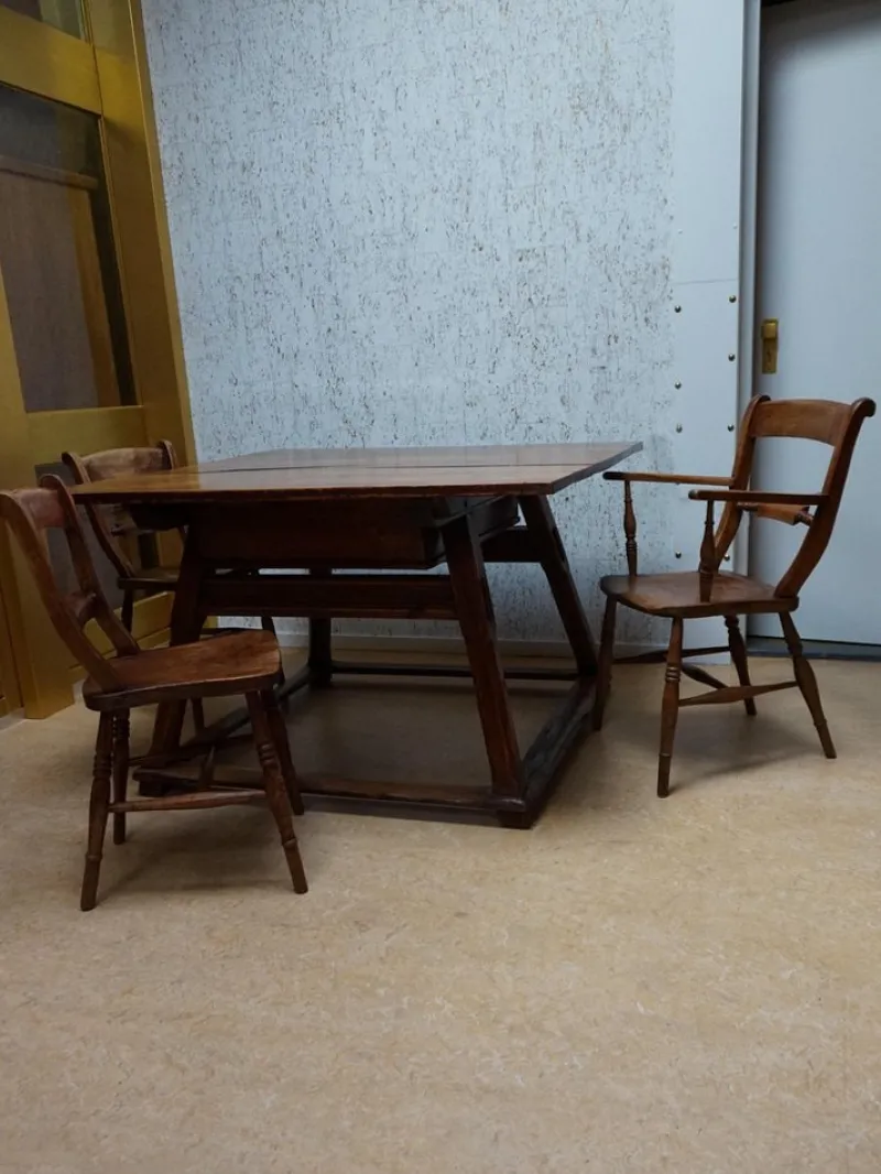 Pamono Antique Bankers Table or Merchants Table, 1800s> Worktables & Workbenches