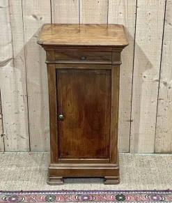 New Pamono Antique Bedside Table in Fruit Wood, 1890s