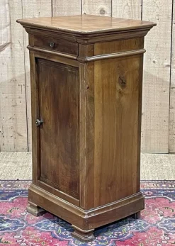 New Pamono Antique Bedside Table in Fruit Wood, 1890s