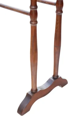 Outlet Pamono Antique Beech and Pine Towel Rail Stand in Pine and Beech, 19th Century