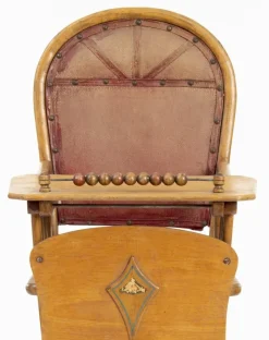 New Pamono Antique Beechwood Children's Chair, 1910s