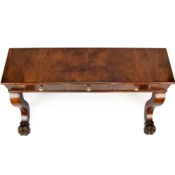 Pamono Antique Bench with Lions Paw Feet, 1890s><noscript><img width=