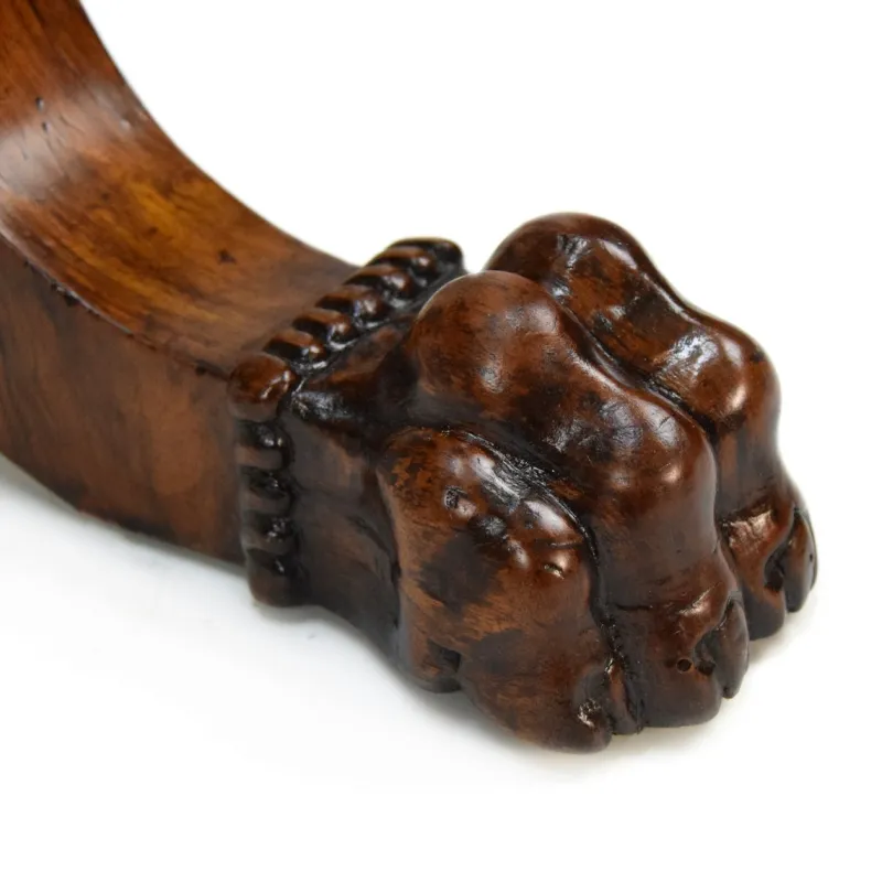 Pamono Antique Bench with Lions Paw Feet, 1890s> Benches