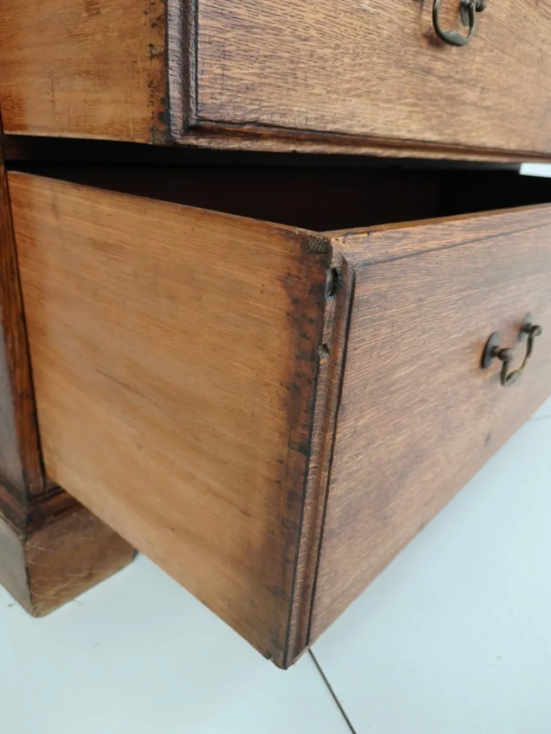 Clearance Pamono Antique Berners Street Linen Press Cabinet in Light Oak from Howard & Son's, 1800s