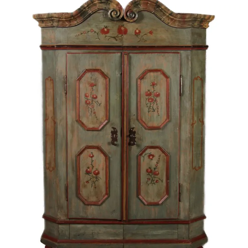 Best Pamono Antique Bevelled Softwood Cabinet, 1800