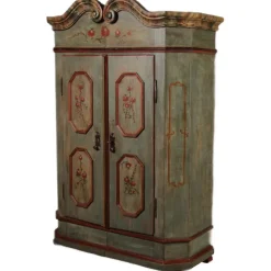 Best Pamono Antique Bevelled Softwood Cabinet, 1800