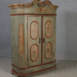 Best Pamono Antique Bevelled Softwood Cabinet, 1800