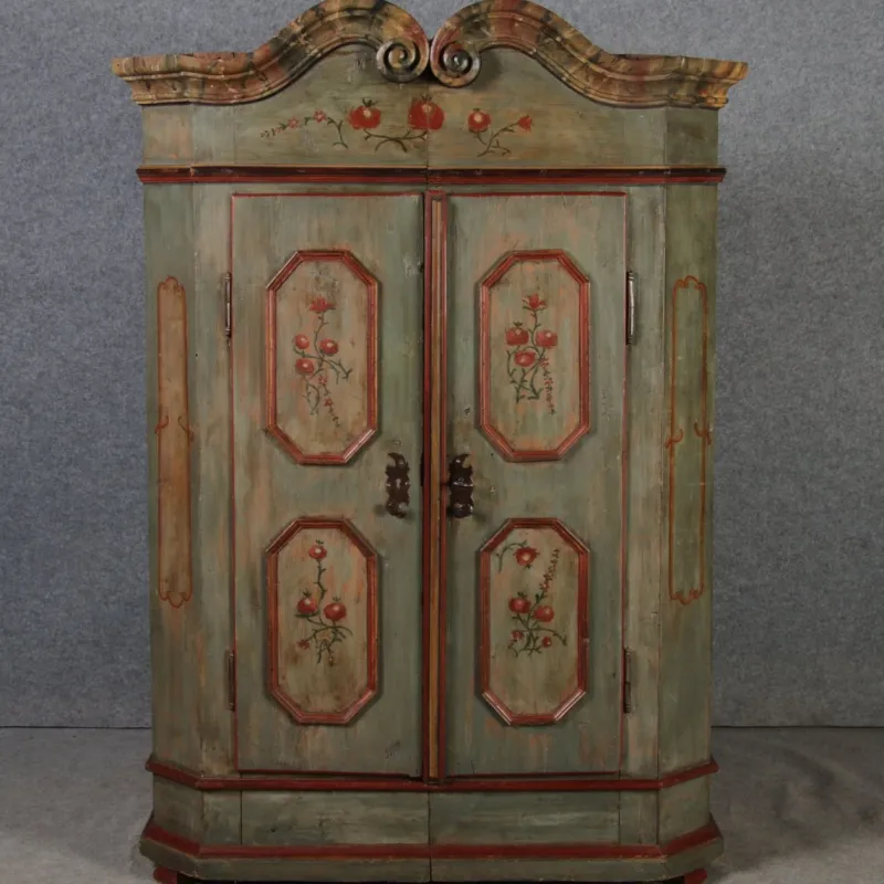 Best Pamono Antique Bevelled Softwood Cabinet, 1800