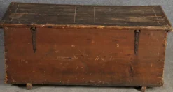 Outlet Pamono Antique Bevelled Softwood Chest, 1900