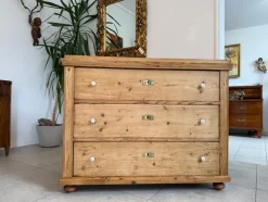 Best Pamono Antique Biedermeier Chest of Drawers 3 Drawers