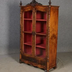 Hot Pamono Antique Biedermeier Display Cabinet in Walnut, 1860