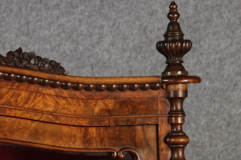 Hot Pamono Antique Biedermeier Display Cabinet in Walnut, 1860