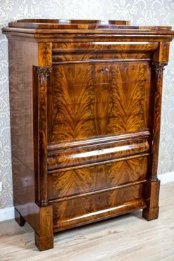 Online Pamono Antique Biedermeier Mahogany Secretary, 1850