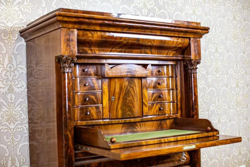Online Pamono Antique Biedermeier Mahogany Secretary, 1850
