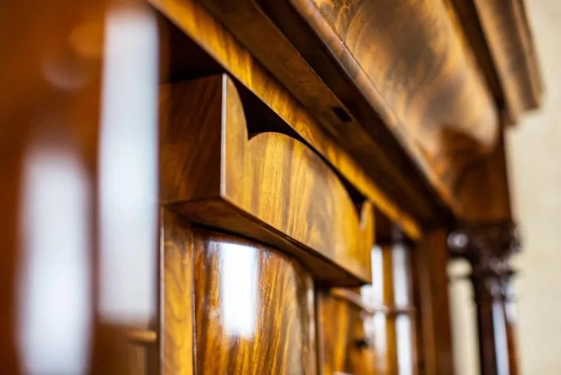 Online Pamono Antique Biedermeier Mahogany Secretary, 1850