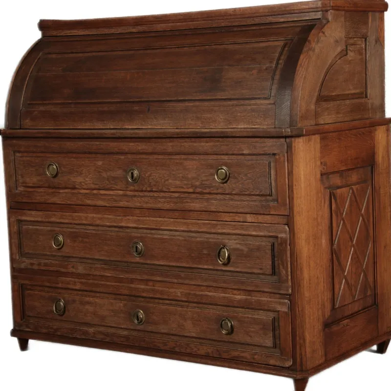 Pamono Antique Biedermeier Secretary in Oak, 1800> Secretaires
