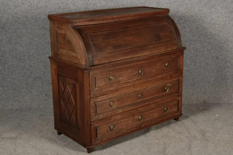 Pamono Antique Biedermeier Secretary in Oak, 1800> Secretaires