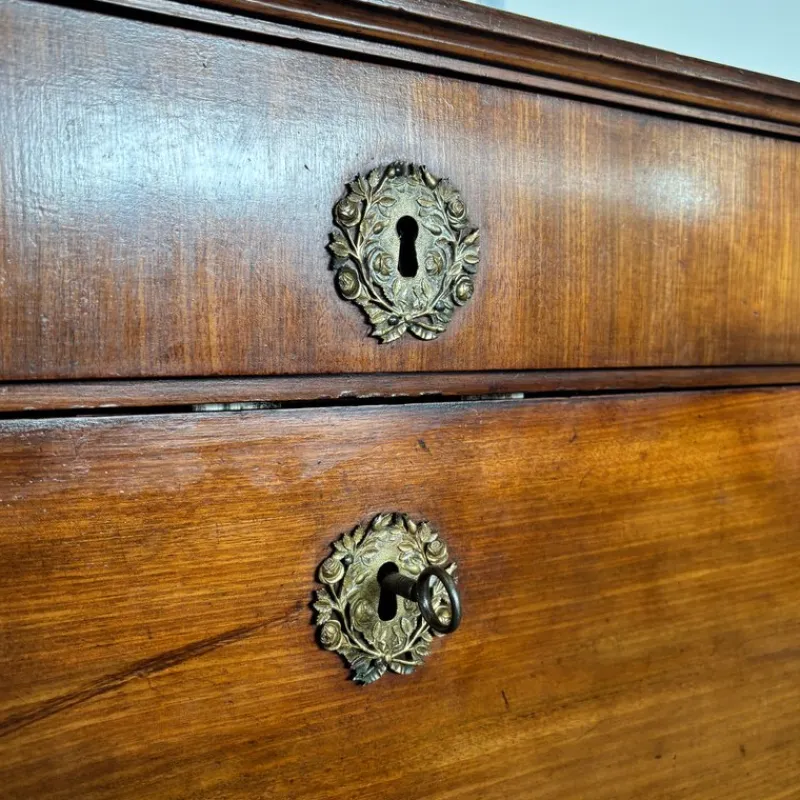 Pamono Antique Biedermeier Secretary in Walnut> Secretaires