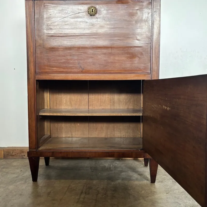 Pamono Antique Biedermeier Secretary in Walnut> Secretaires