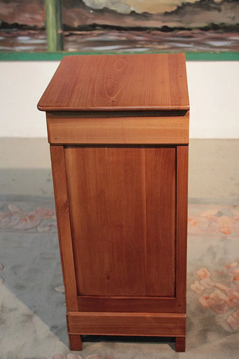 Pamono Antique Birch Nightstand, 1900s