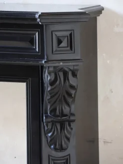 Best Pamono Antique Black Marble Modillion Mantelpiece