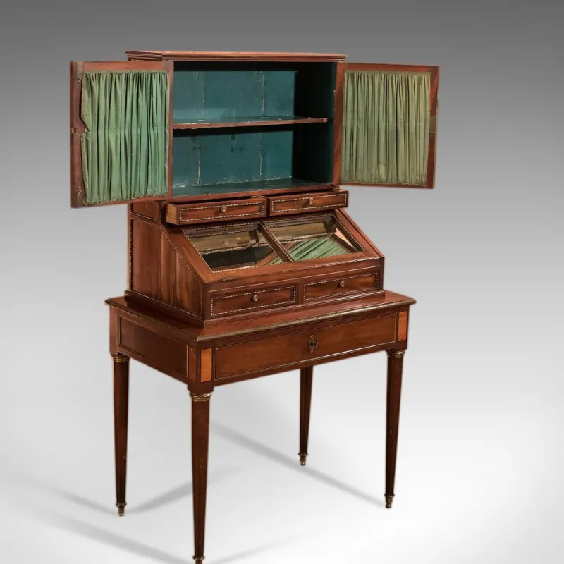 Outlet Pamono Antique Bonheur du Jour Cabinet