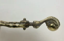 Online Pamono Antique Brass Fire Tools with Eagle Claws, Late 19th Century, Set of 5