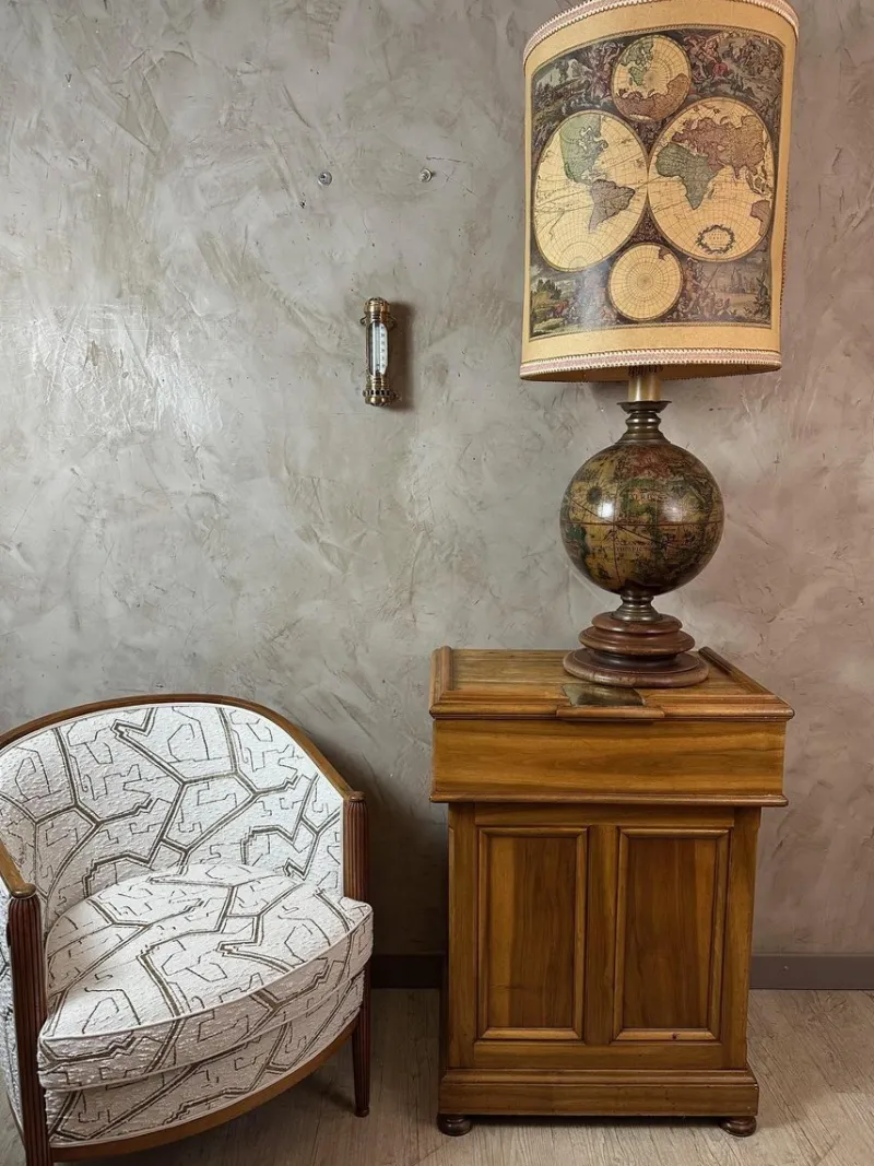 Clearance Pamono Antique Brass Thermometer, 1900s
