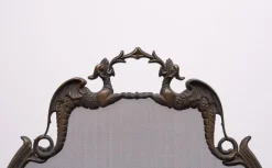 Pamono Antique Bronze Firescreen, England, 1880s