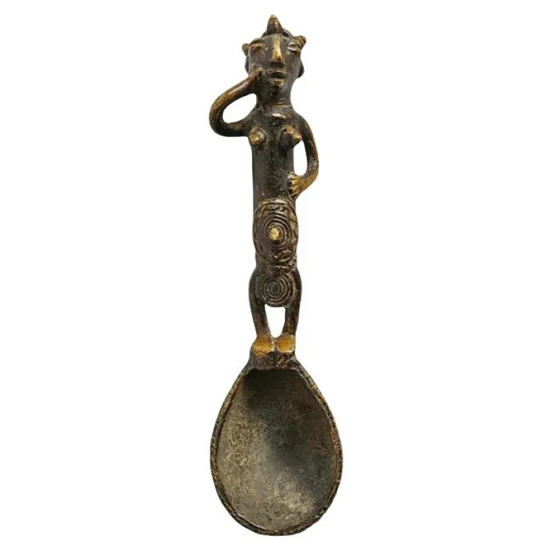 Pamono Antique Bronze Lega Spoon