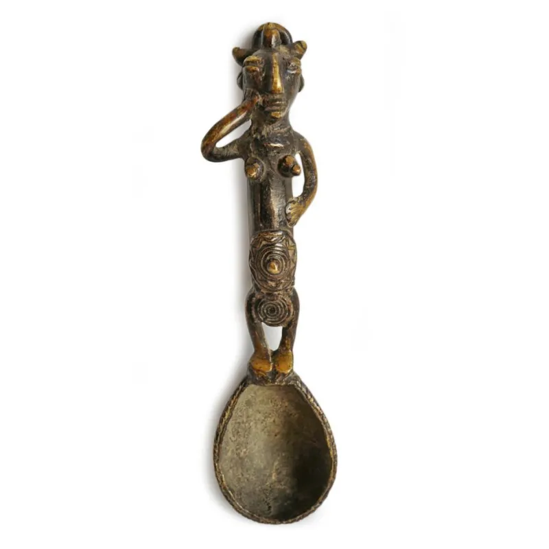 Pamono Antique Bronze Lega Spoon
