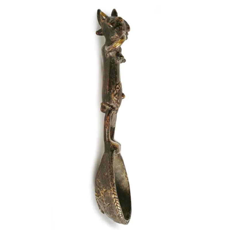 Pamono Antique Bronze Lega Spoon