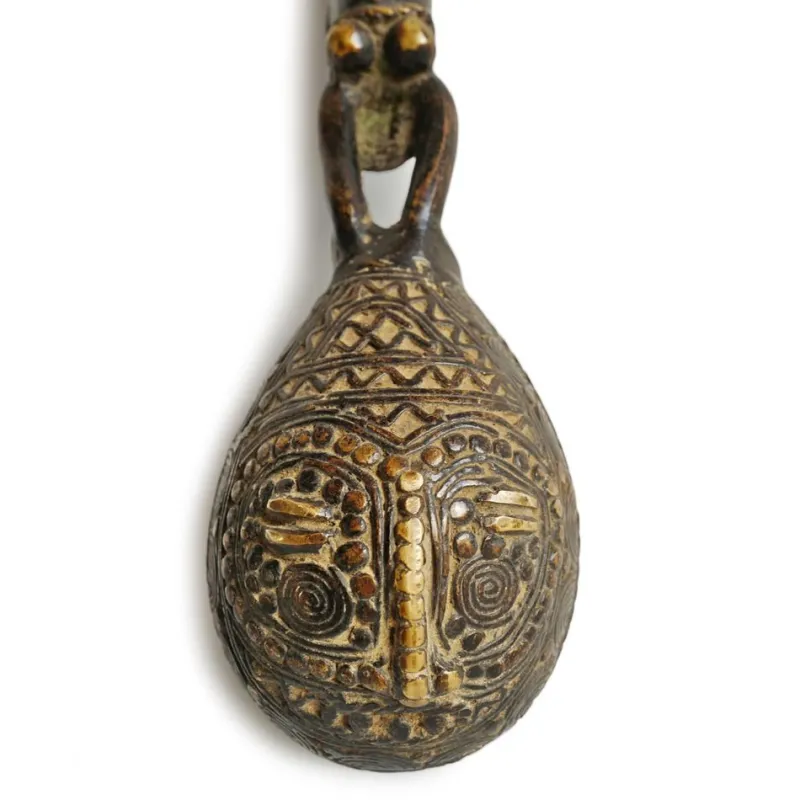 Pamono Antique Bronze Lega Spoon