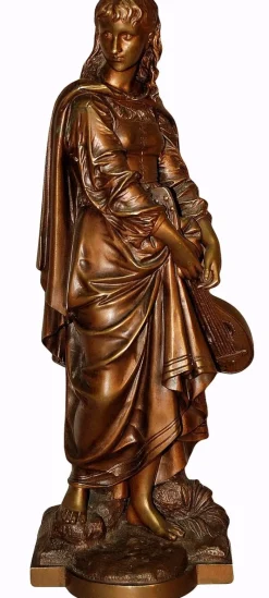 Pamono Antique Bronze Sculpture from Eutrope Bouret
