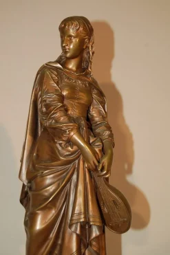 Pamono Antique Bronze Sculpture from Eutrope Bouret