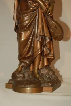 Pamono Antique Bronze Sculpture from Eutrope Bouret