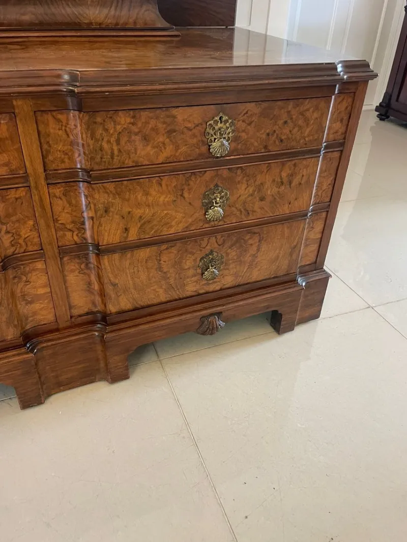 Pamono Antique Burr Walnut Dressing Table, 1920> Dressing Tables