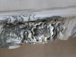 Online Pamono Antique Calacatta Marble Fireplace Mantel
