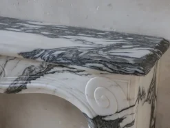 Online Pamono Antique Calacatta Marble Fireplace Mantel