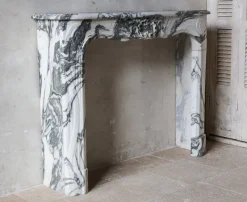 Online Pamono Antique Calacatta Marble Fireplace Mantel