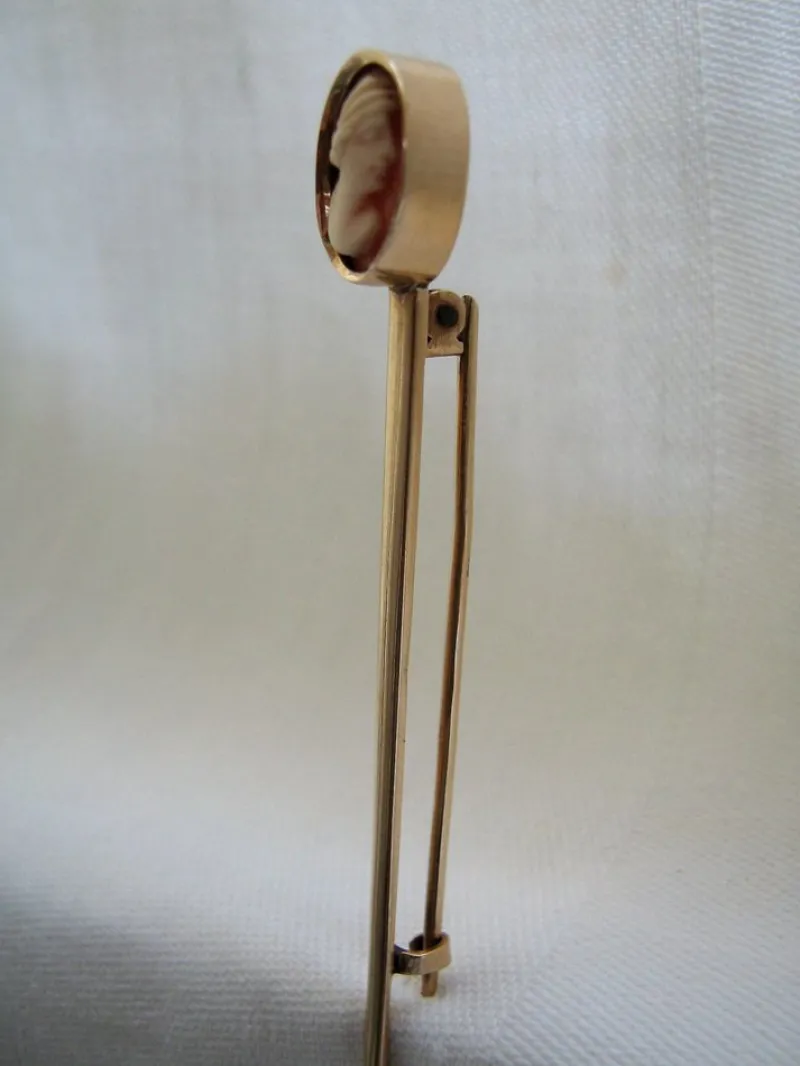 Pamono Antique Cameo 14 Karat Gold Brooch> Brooches