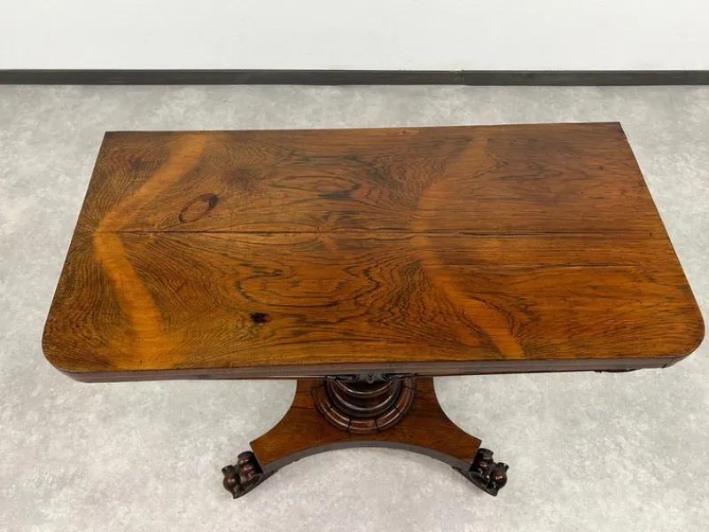 Pamono Antique Card Table, 1880