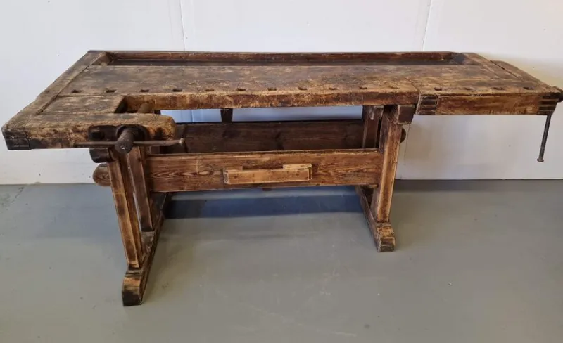 Online Pamono Antique Carpenter's Table in Birch